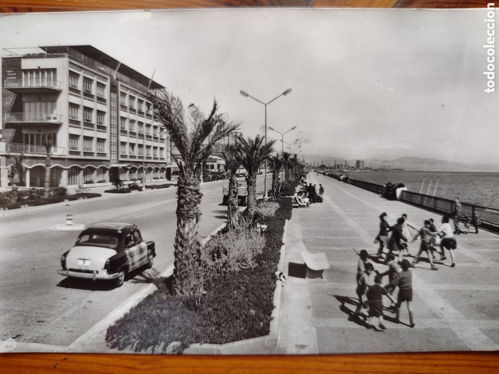 Postales: Antiga postal passeig mar&iacute;tim de Barcelona, b/n, circulada