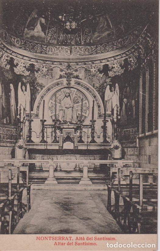 Postcards: MONTSERRAT, ALTAR DEL SANT&Iacute;SSIM - L. ROCA - S/C