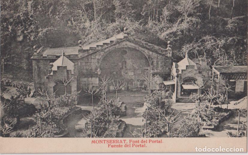 Postales: MONTSERRAT, FONT DEL PORTAL - L. ROCA- S/C