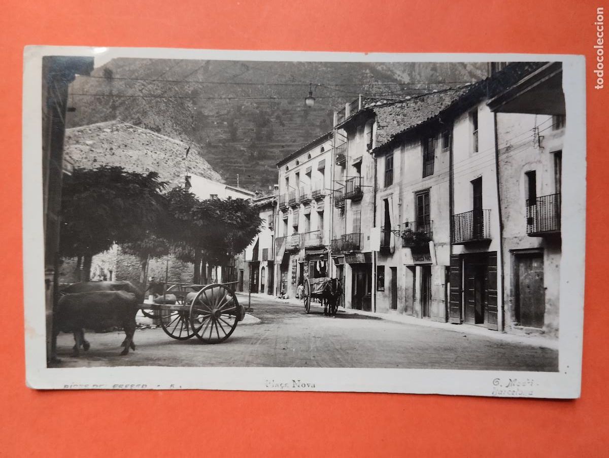 Postkarten: POSTAL FOTOGRAFICA RIBES DEL FRESER GIRONA - 5 - PLA&Ccedil;A NOVA - C. MAURI
