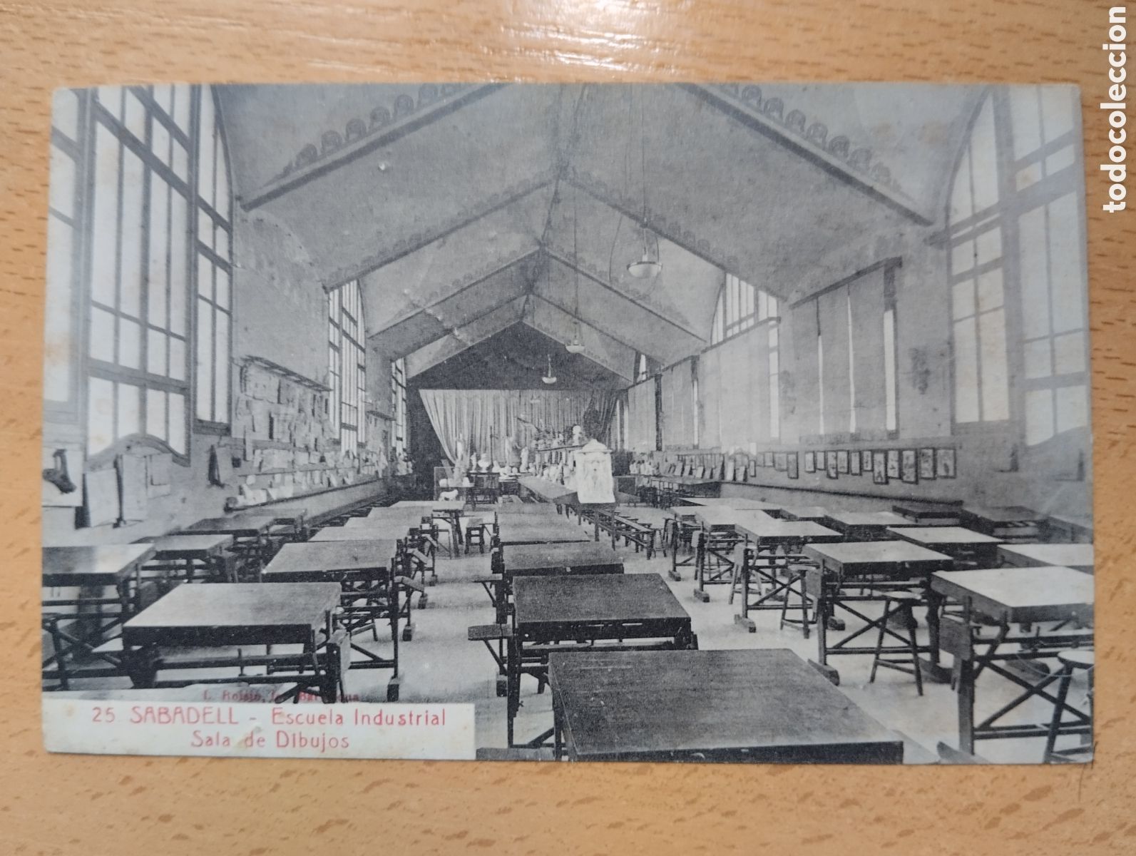 Cartes Postales: SABADELL ESCUELA INDUSTRIAL - SALA DE DIBUJOS