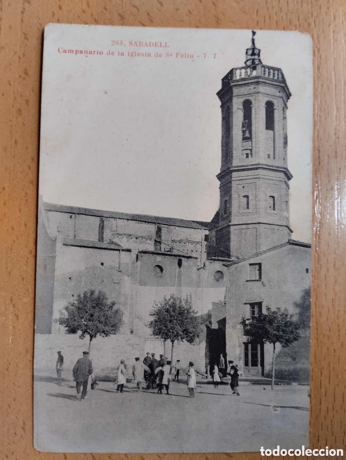 Cartoline: SABADELL CAMPANARIO DE LA IGLESIA DE S. FELIU