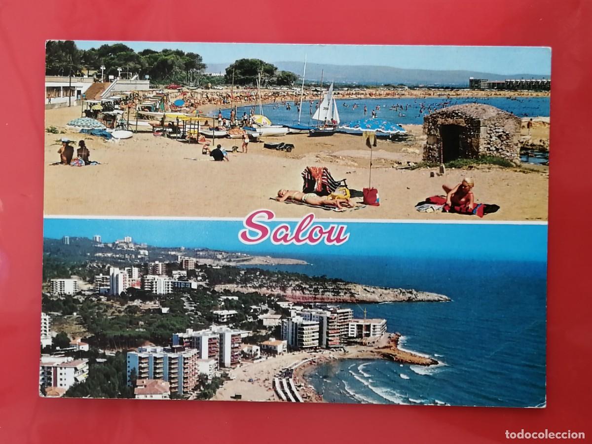 Postales: POSTAL 18675 ESCRITA-CYP SADAGCOLOR T 6112 M SALOU TARRAGONA PLAYA BA&Ntilde;ISTAS