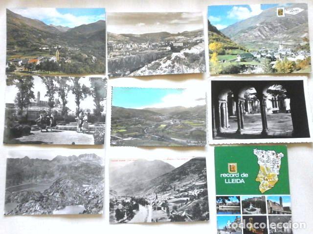 Postales: LERIDA - LLEIDA 8 POSTALES: Castellciutat, Vallbona de les Monjes, VALL D'ARAN, BOSSOST, BOI, ESPOT