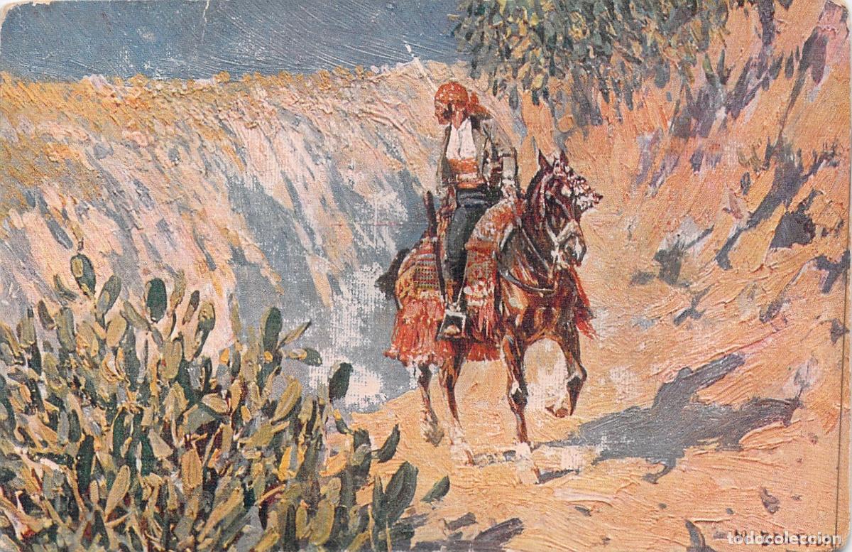 Postales: Tarjeta Postal El Contrabandista de Mariano Bertuchi Ediciones Victoria