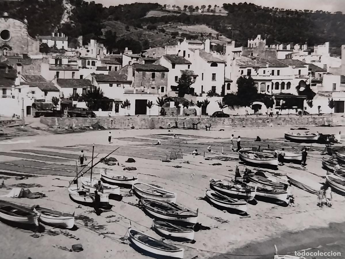 Postales: TOSSA FLOR DE MAR ED J SOLER 1 SC ORIGINAL BARCAS PLAYA MUY ANIMADA