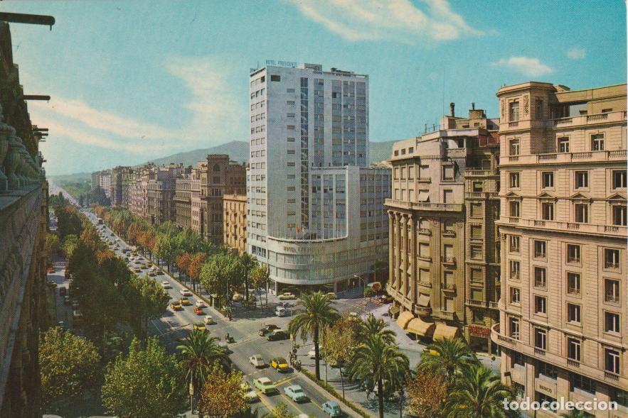 Postales: BARCELONA, AVDA.GLMO.FRANCO (DIAGONAL) - VIS COLOR N&ordm;23 - S/C