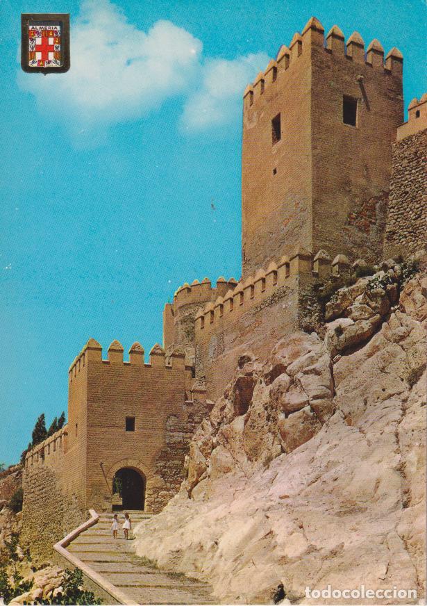 Postales: ALMERIA, LA ALCAZABA - ESCUDO DE ORO N&ordm;25 - S/C