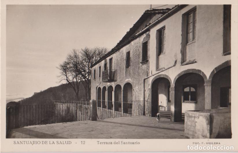 Postales: Sant Feliu de Pallerols (GIRONA) SANTUARIO DE LA SALUD, TERRAZA - FOTO F.GUILERA N&ordm;12 - S/C