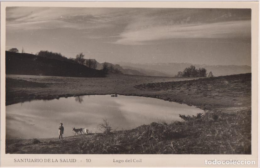 Postales: Sant Feliu de Pallerols (GIRONA) SANTUARIO DE LA SALUD, LAGO DEL COLL - FOTO F.GUILERA N&ordm;10 - S/C