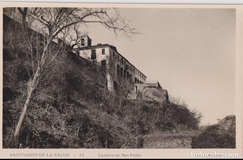 Postales: Sant Feliu de Pallerols, SANTUARIO DE LA SALUD, CAMINO A SAN FELIU - FOTO F.GUILERA N&ordm;14 - S/C