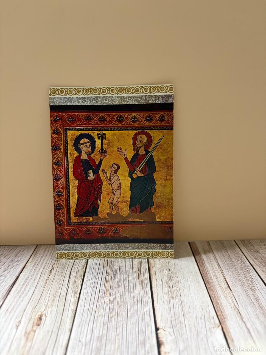 Postales: TARJETA POSTAL. BARCELONA. MUSEO DE ARTE DE CATALU&Ntilde;A. PANEL LATEAL DEL ALTAR. PROCEDE DE TOSSES