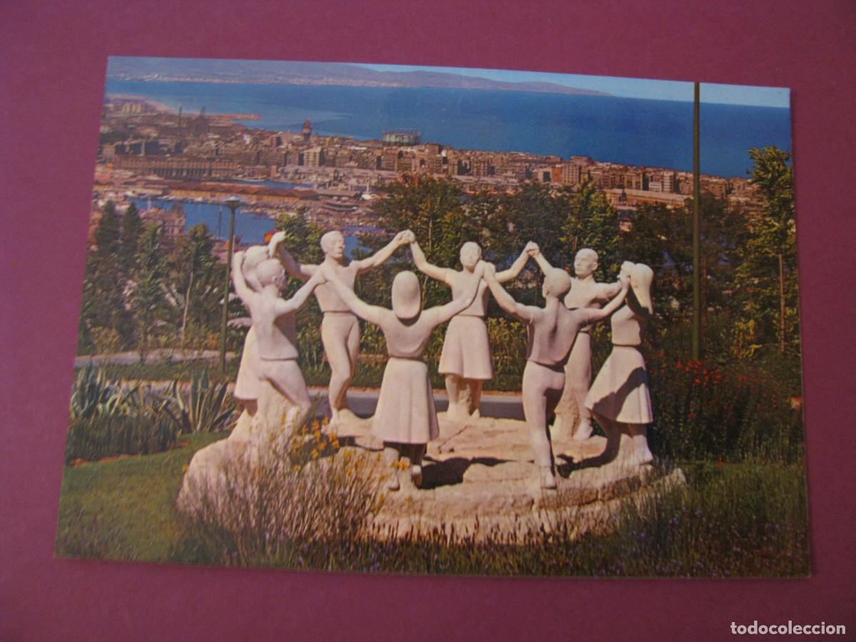 Postales: POSTAL DE BARCELONA. PARQUE DE MONTJUICH. MONUMENTO A LA SARDANA. KOLORHAM. ESCRITA 1982