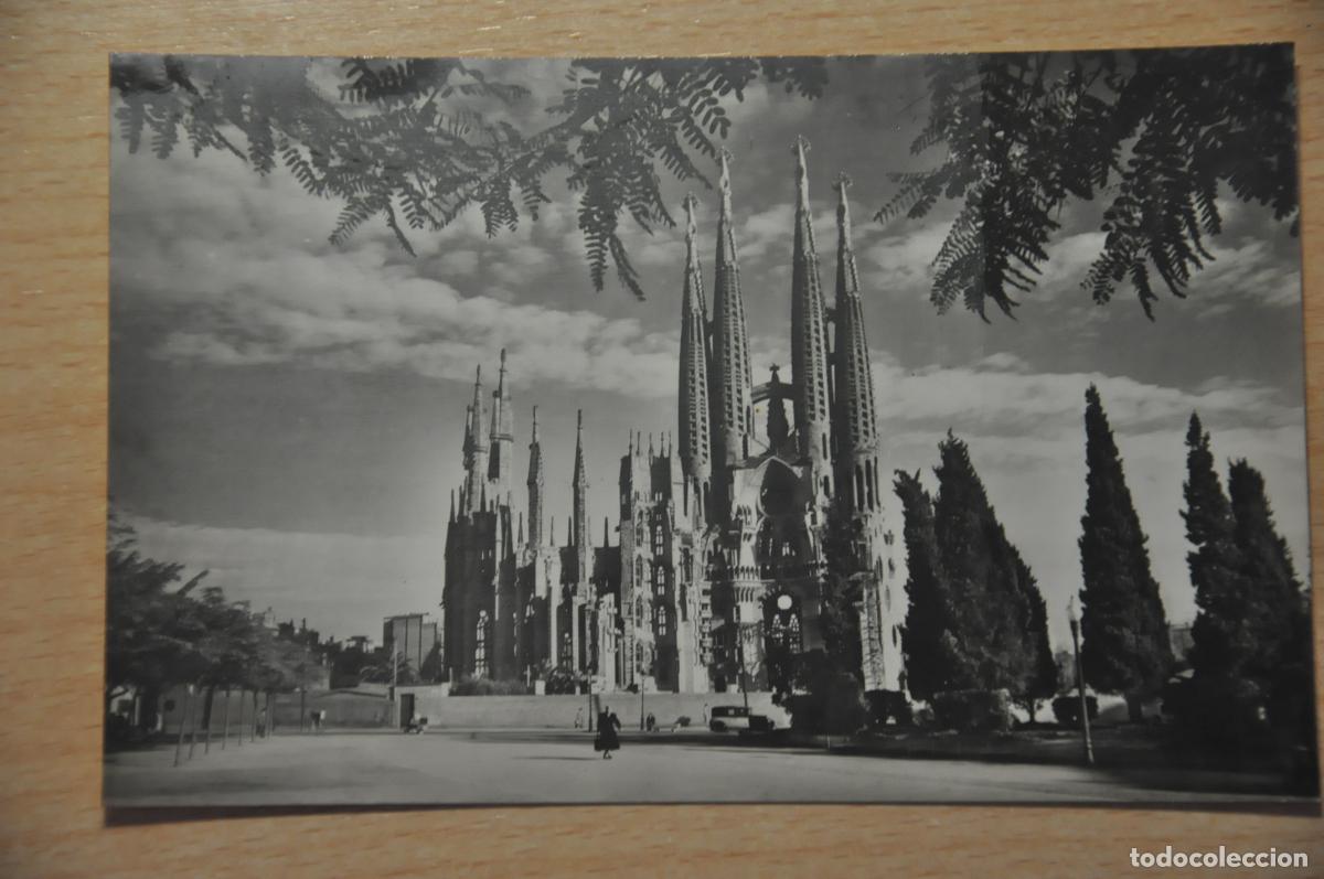 Postales: postal barcelona, templo de la sagrada familia