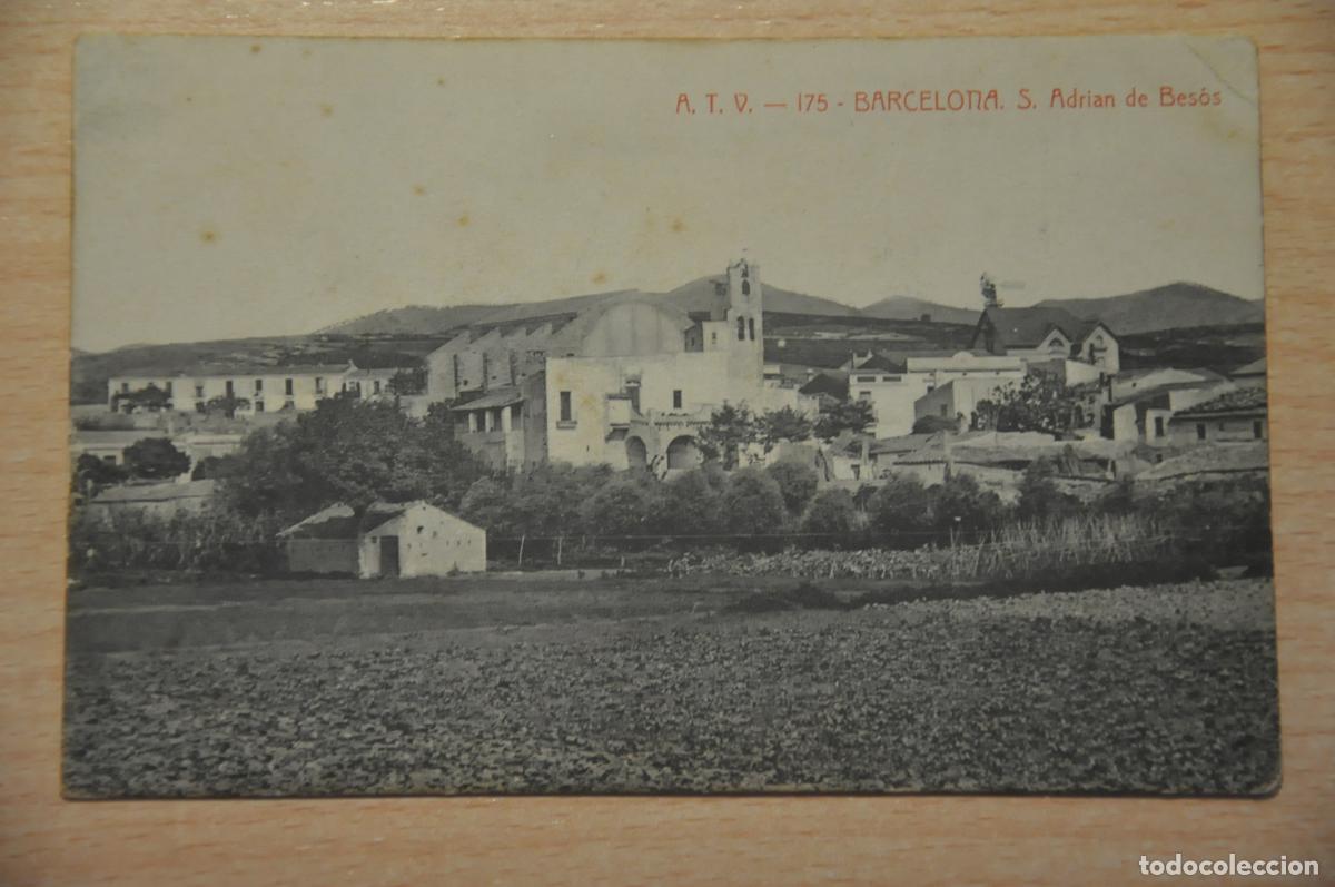 Postales: postal barcelona, s.adrian de besos atv 175