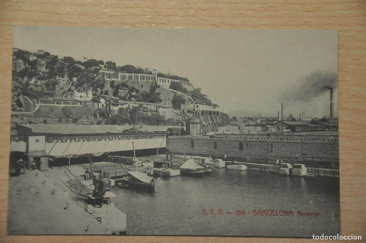 Postales: postal barcelona, miramar atv 158