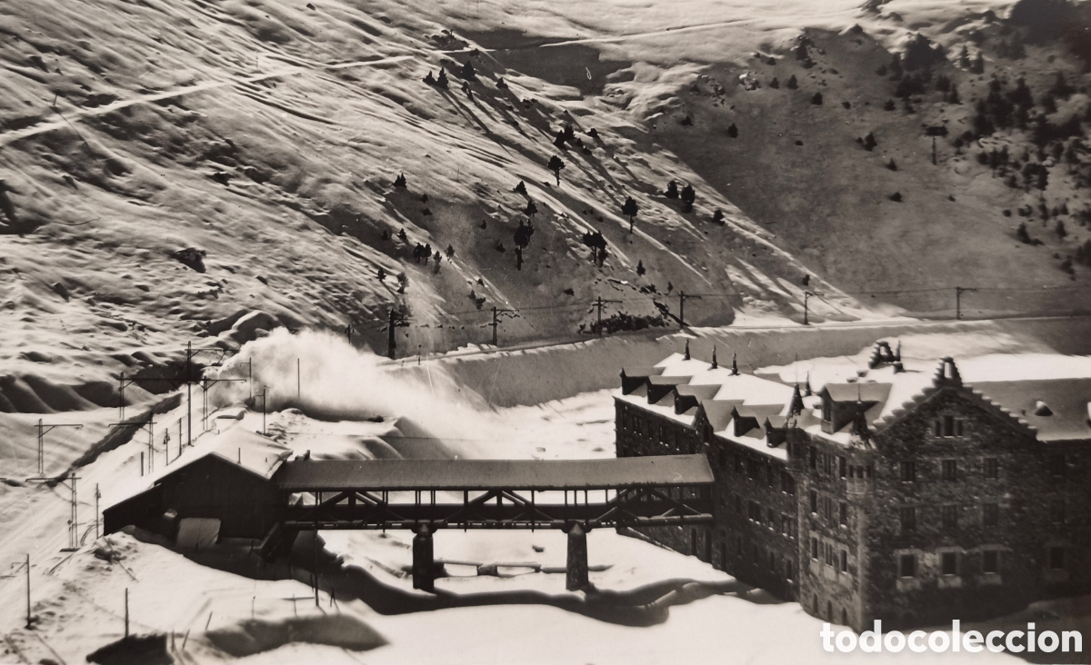 Postais: NURIA FERROCARRIL RIBES POSTAL FOTOGR&Aacute;FICA PIRINEU CATAL&Agrave; C. 1930