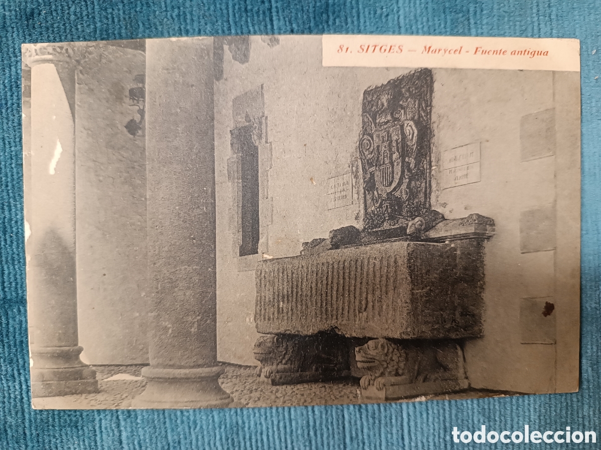 Postales: 81 Sitges. Marycel. Fuente antigua