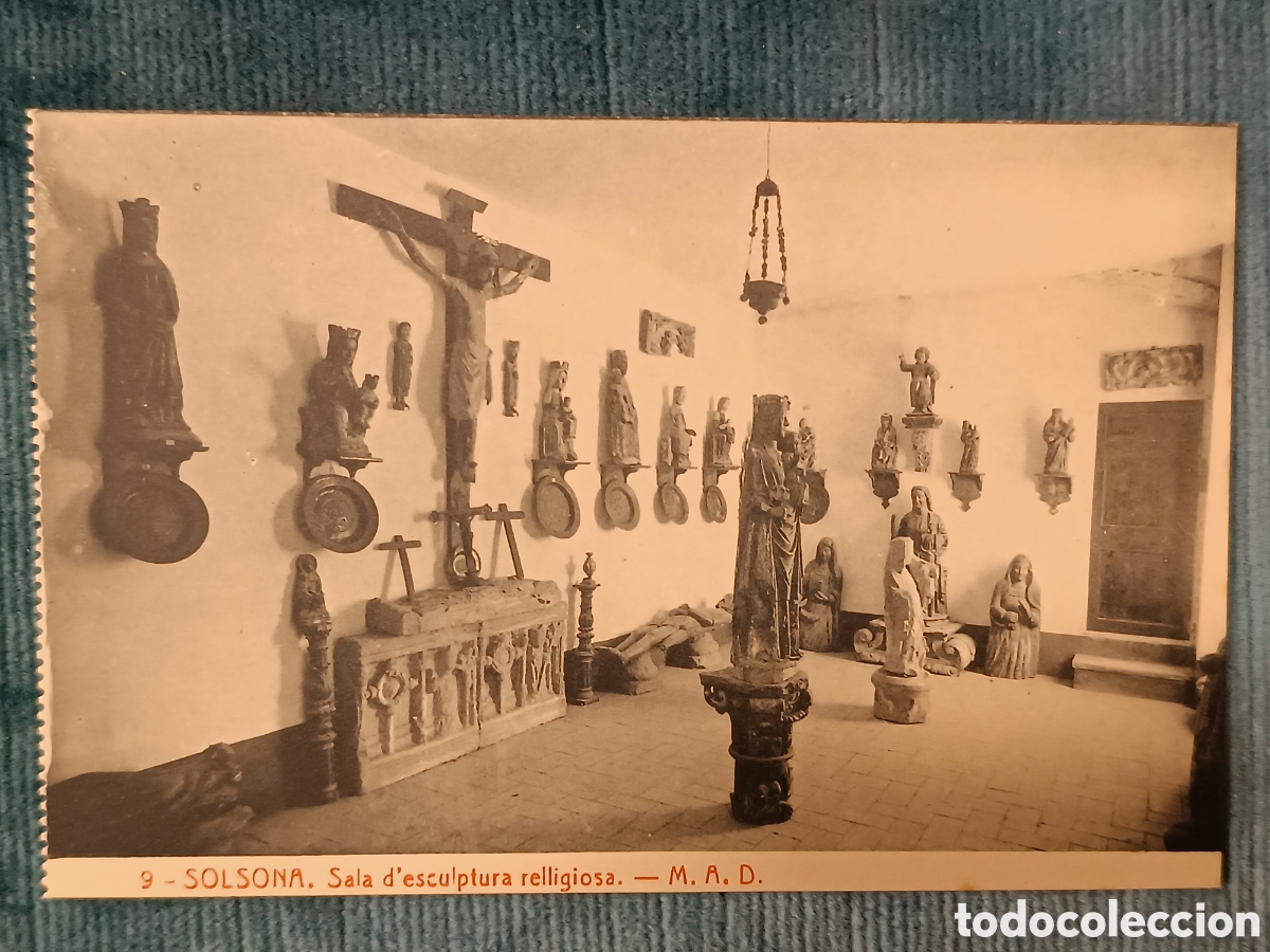 Postales: 9 SOLSONA. Sala d'esculptura religiosa. M.A.D.