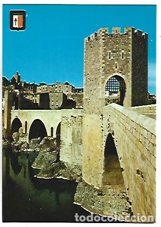 Postcards: PONT ROMANIC / ROMANESQUE BRIDGE.- BESALU - GIRONA