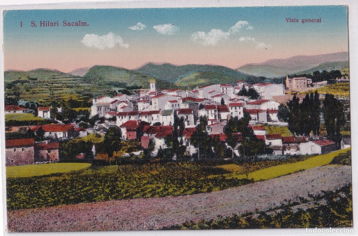 Postales: 1 San Hilari Sacalm. Vista general. Coleccion J. Ximeno Planes. Sin circular.
