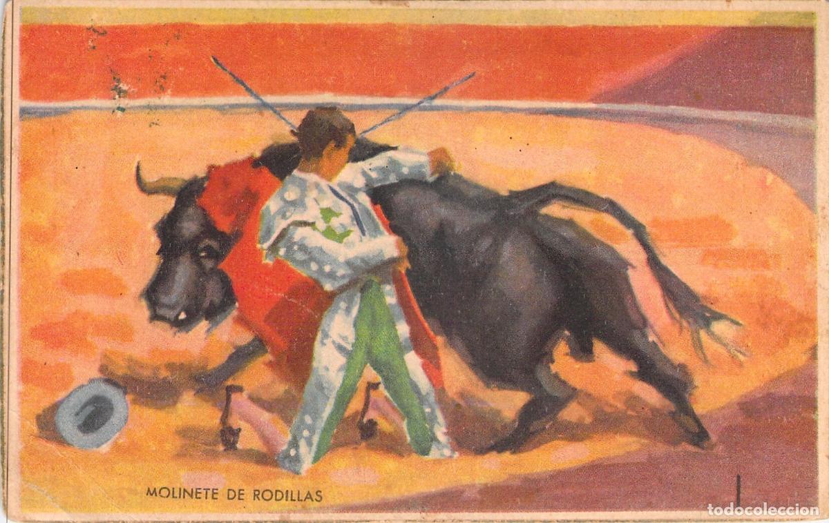 Postales: Postal Lances de una Corrida - Molinete de Rodillas - Editorial Artigas