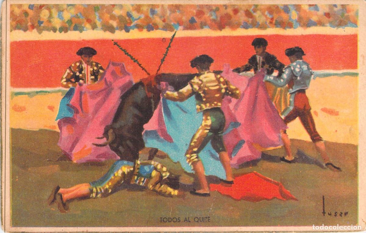 Postales: Postal de Tauromaquia Todos al Quite Serie Sirena