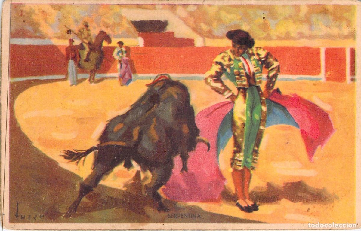 Postales: Postal de Tauromaquia Lances de una Corrida - Serpentina por Tuser