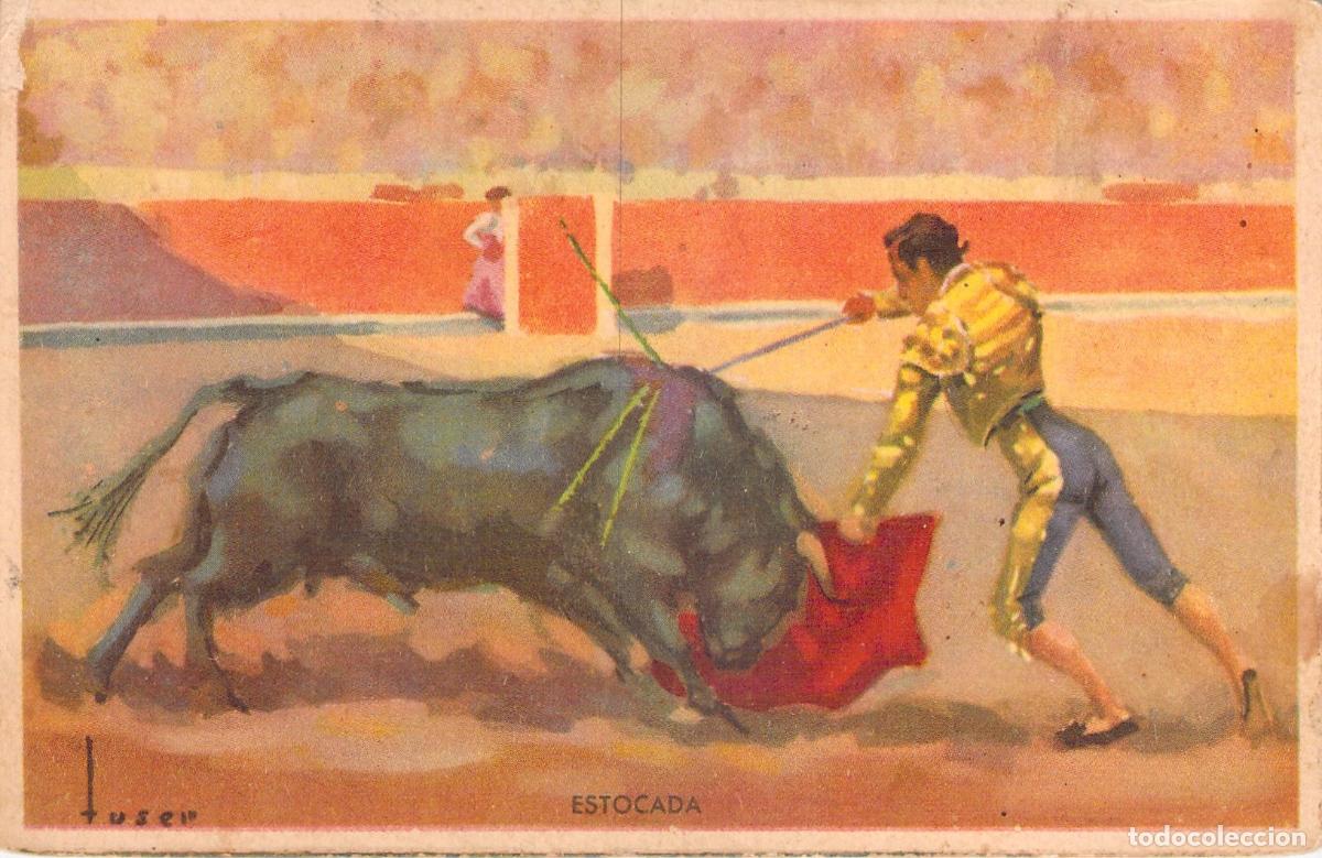 Postales: Postal Taurina Estocada Colecci&oacute;n Sirenita Editorial Artigas
