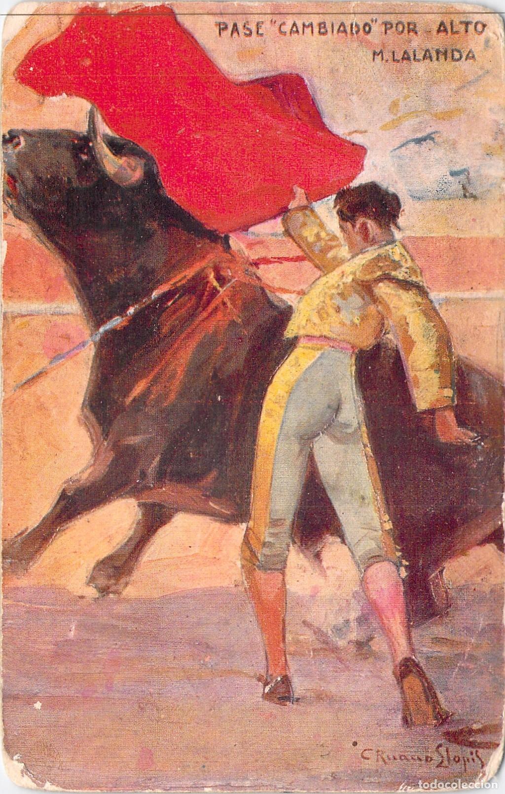 Postales: Postal Tauromaquia Marcial Lalanda por Ruano Llopis, Ediciones Victoria