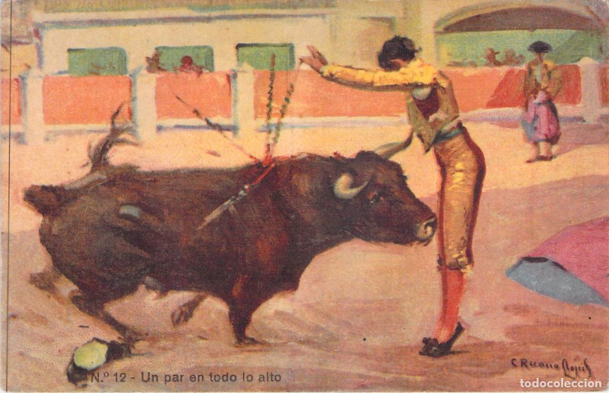 Postales: Postal de Tauromaquia Un par en todo lo alto por Ruano Llopis