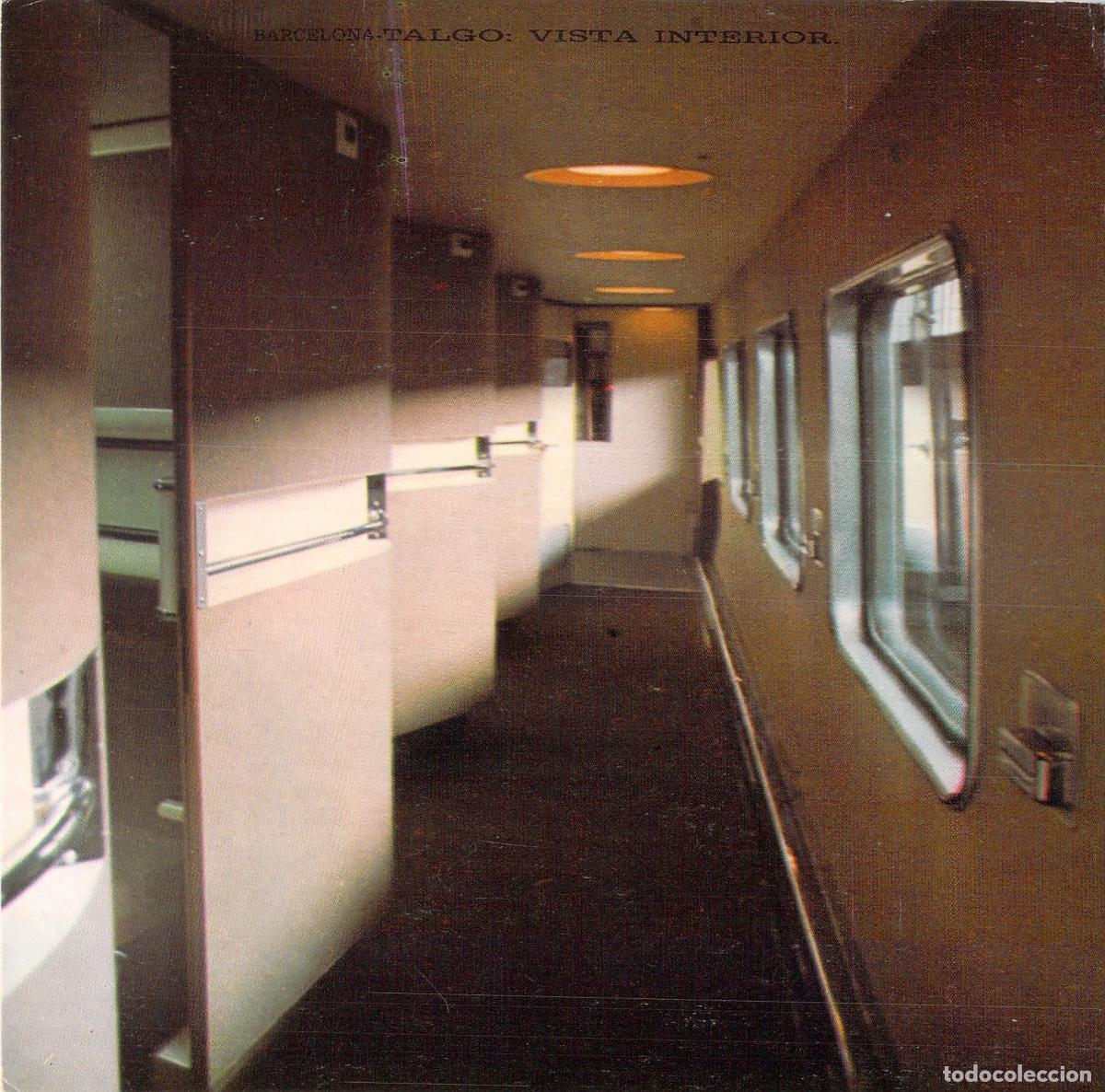 Postales: Postal del Interior del Tren Barcelona-Talgo