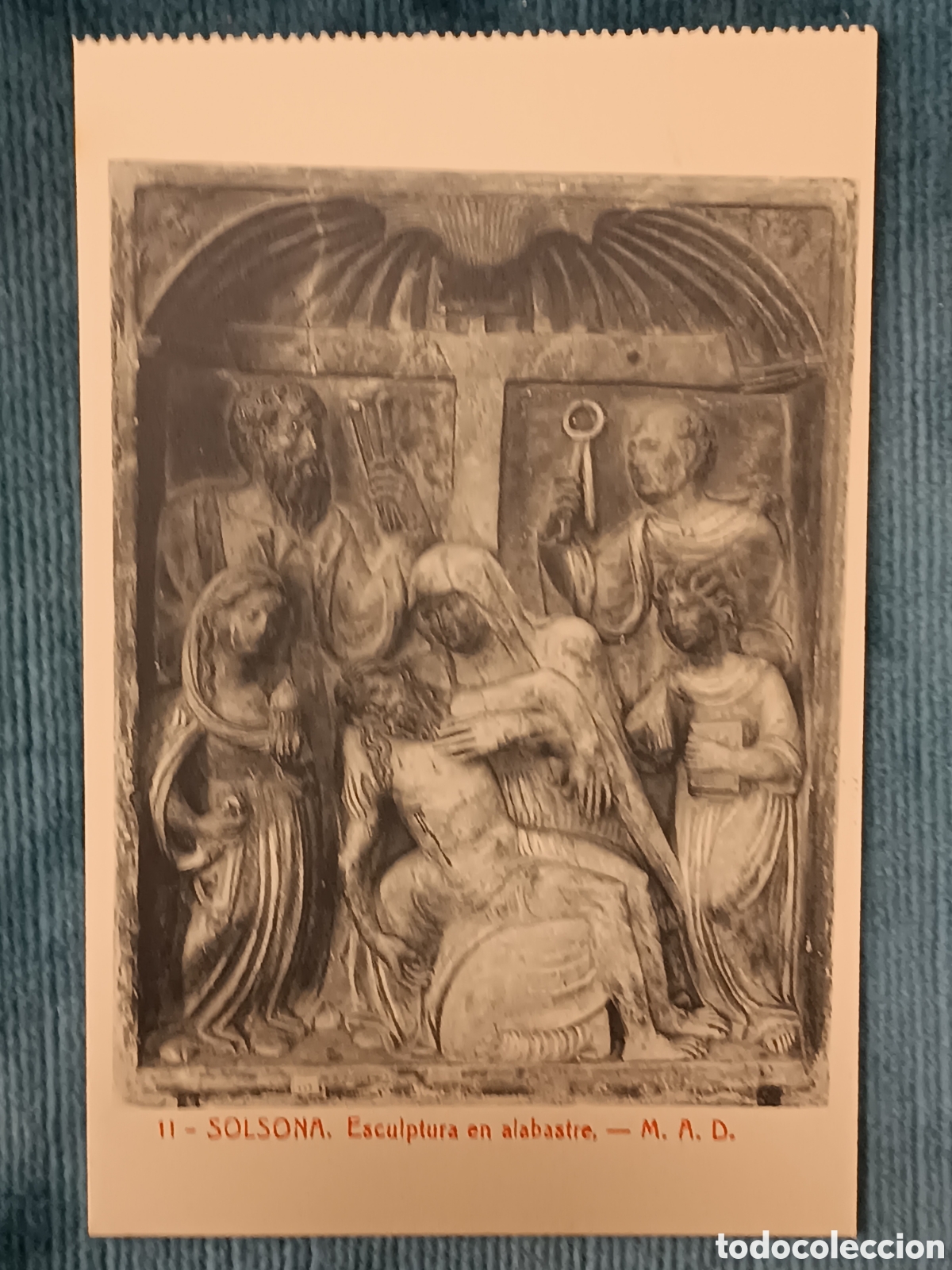 Postcards: 11 SOLSONA. Esculptura en alabastre. M.A.D.