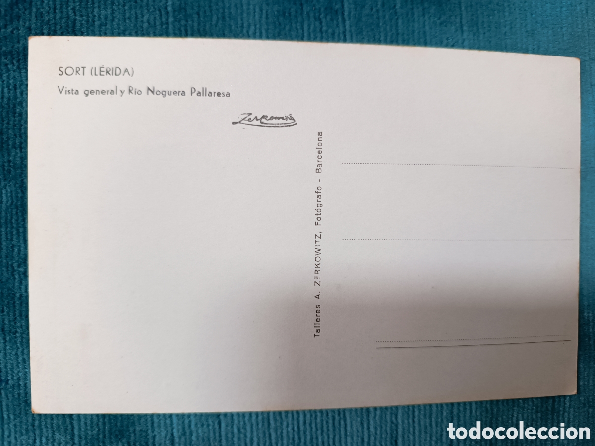 Postales: SORT (L&Eacute;RIDA). Zerkowitz - Foto 2