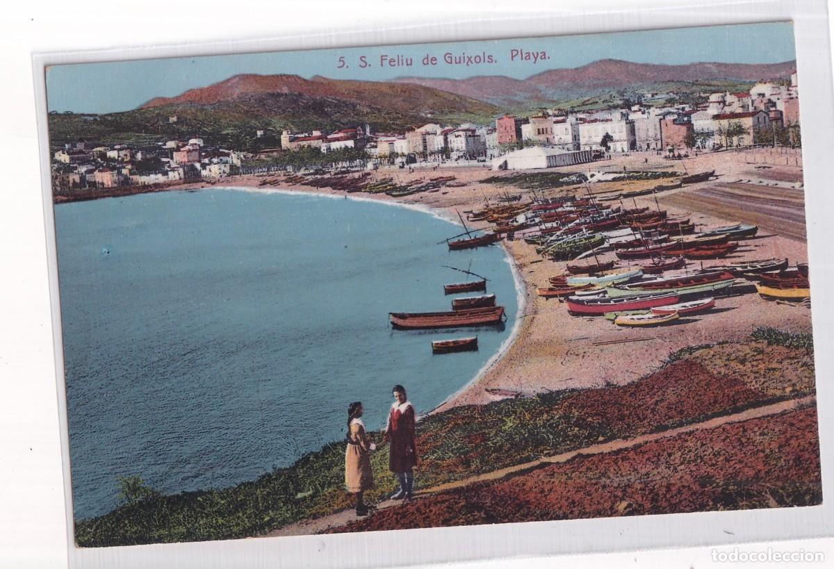 Postales: S Feliu de Guixols Playa 5 L Roisin. Circulada.