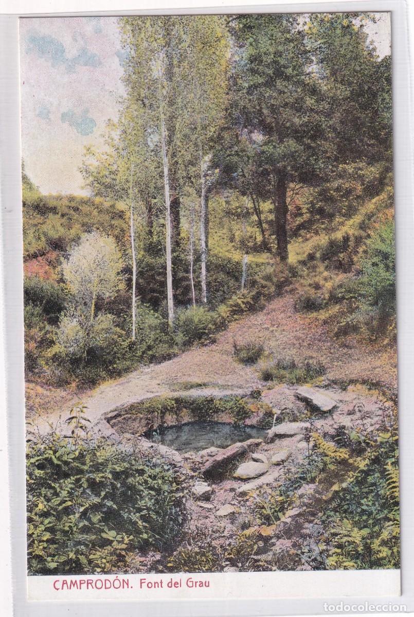 Postales: Font del Grau. CAMPROD&Oacute;N, Thomas Barcelona. Sin circular.