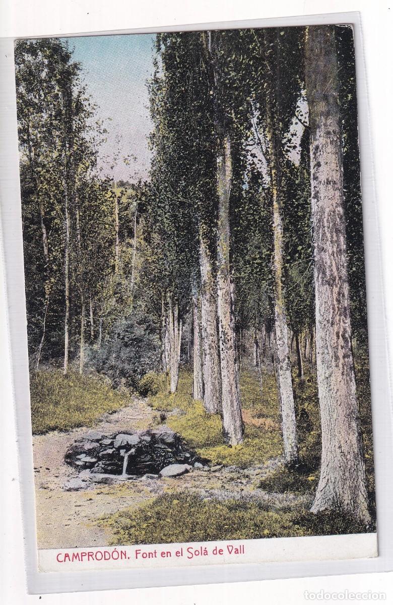Postales: Font en el Sol&aacute; de Vall . CAMPROD&Oacute;N, Thomas Barcelona. Sin circular.