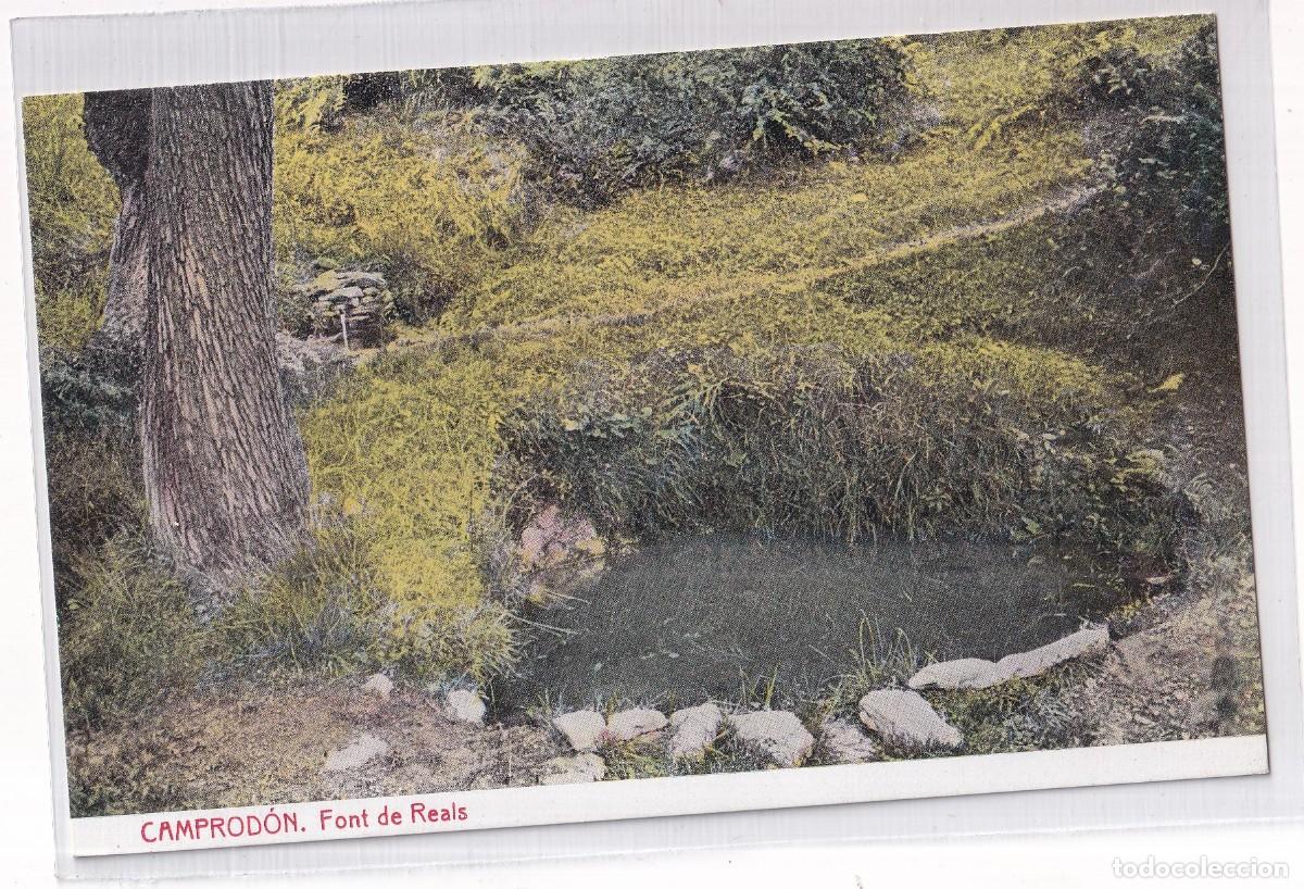 Postales: Font de Reals . CAMPROD&Oacute;N, Thomas Barcelona. Sin circular.