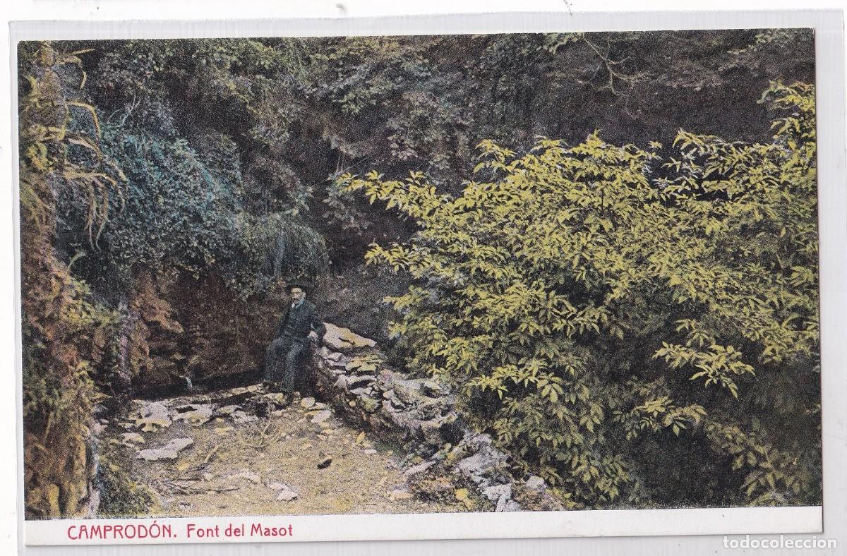 Postales: Font del Masot . CAMPROD&Oacute;N, Thomas Barcelona. Sin circular.