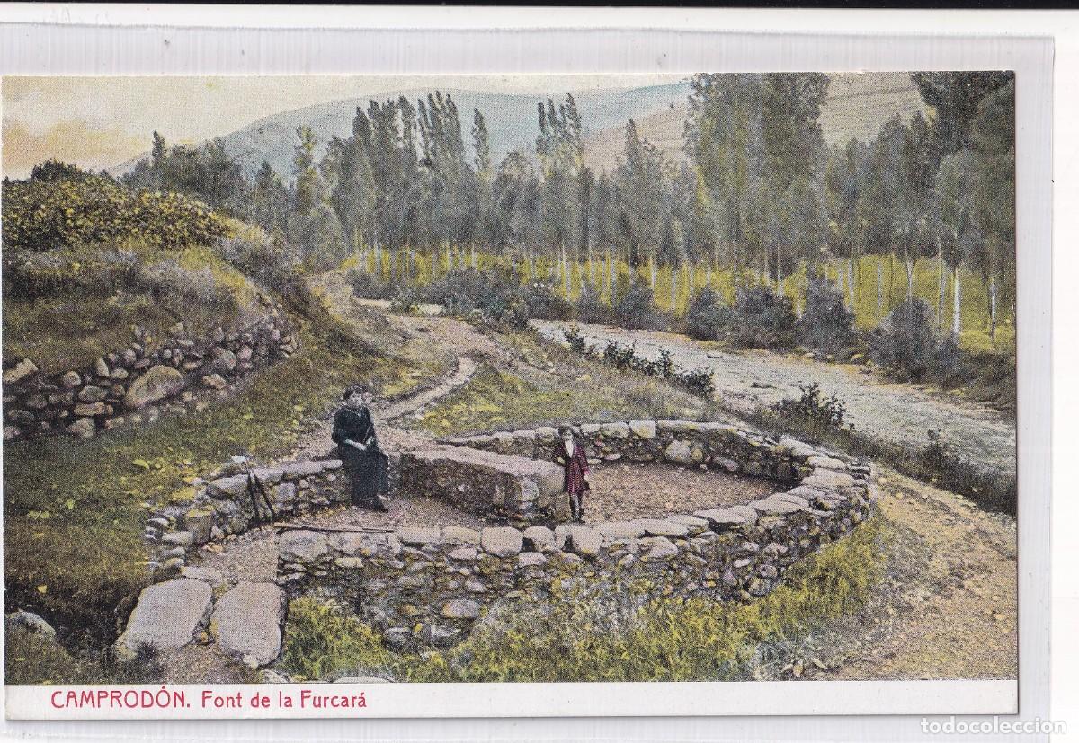 Postales: Font de la Furcar&aacute; . CAMPROD&Oacute;N, Thomas Barcelona. Sin circular.
