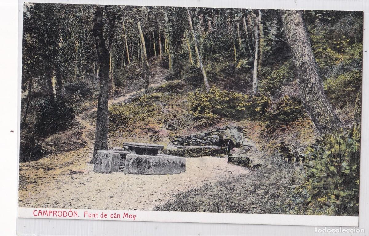 Postales: Font de Can Moy . CAMPROD&Oacute;N, Thomas Barcelona. Sin circular.