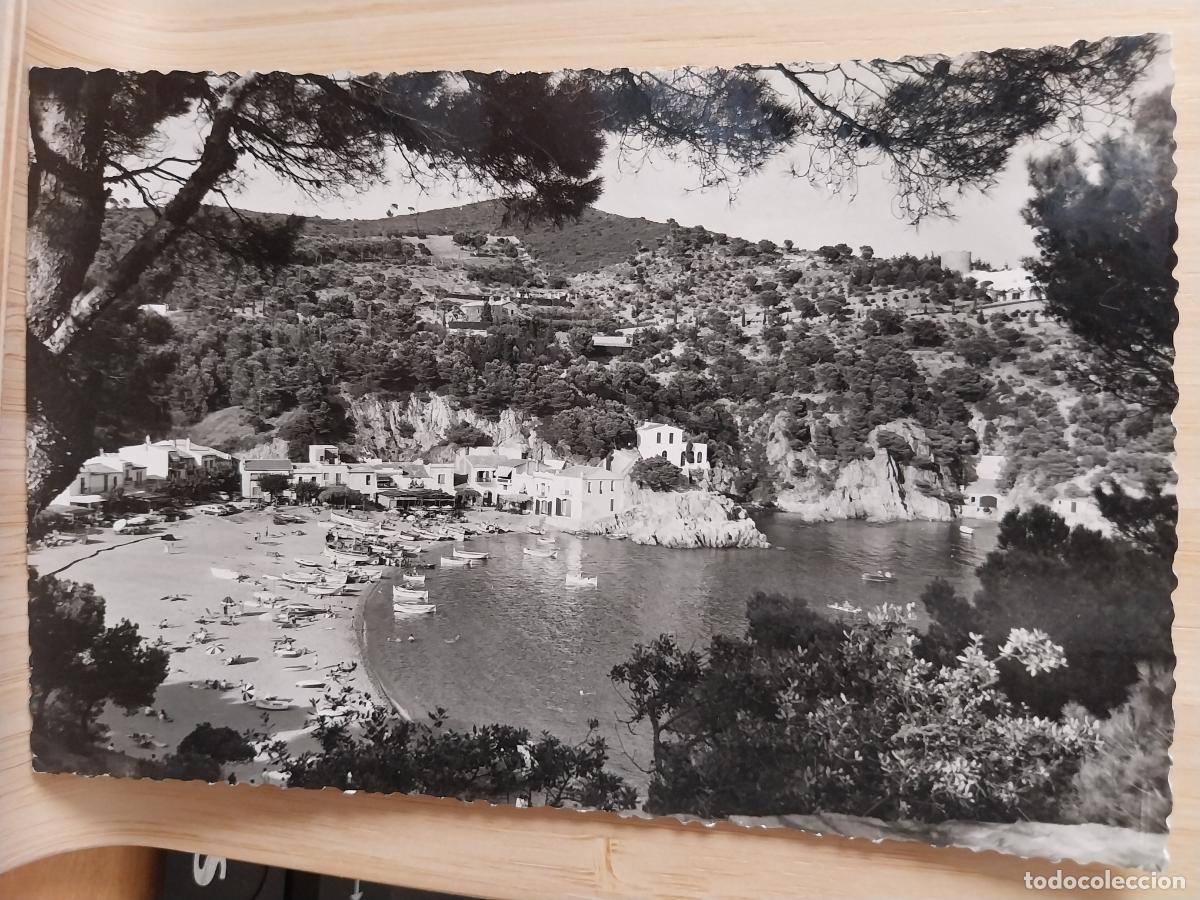 Postales: PALAFRUGELL PLAYA TAMARIN ED AGUSTI CIRCULADA A&Ntilde;OS 60 BARCAS ANIMADA