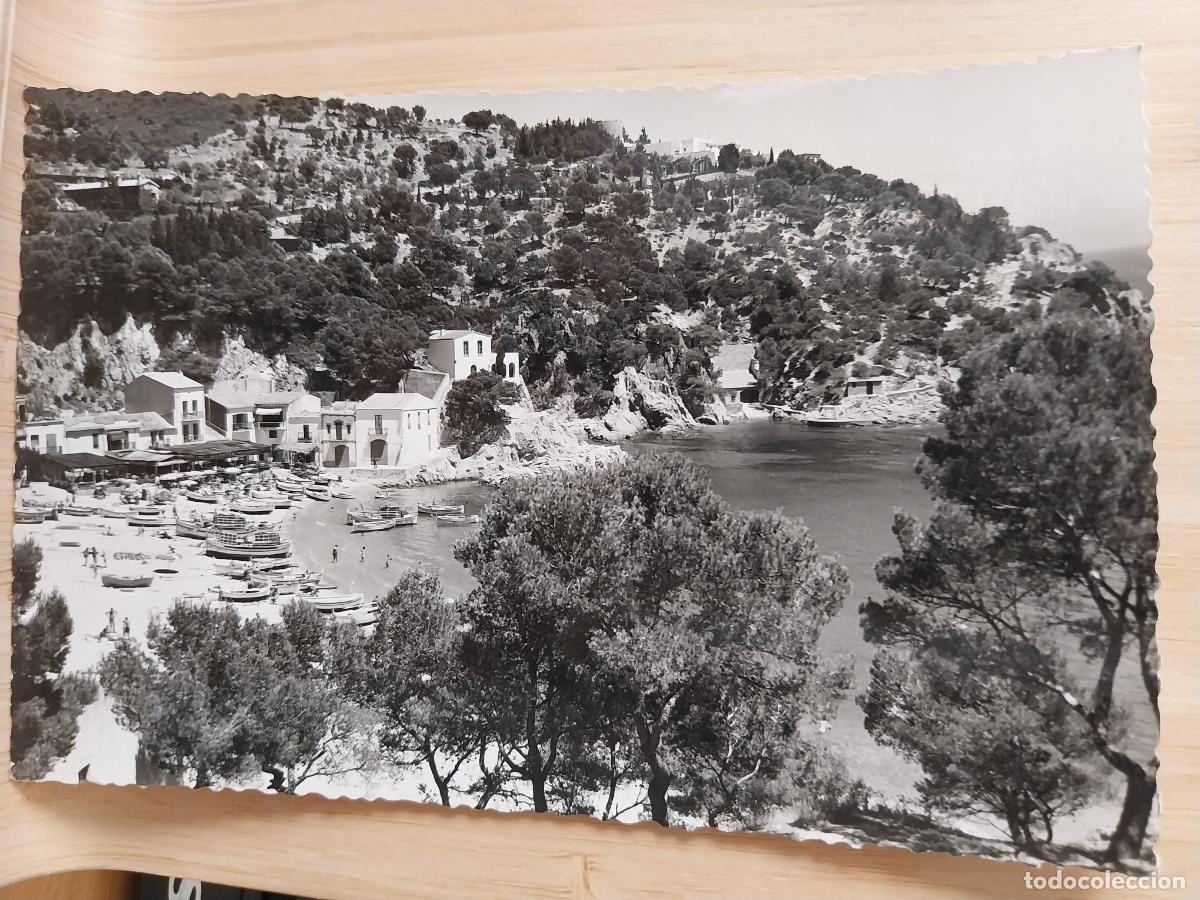 Postales: PALAFRUGELL PLAYA TAMARIU ED AGUSTI CIRCULADA A&Ntilde;OS 60 BARCAS ANIMADA *