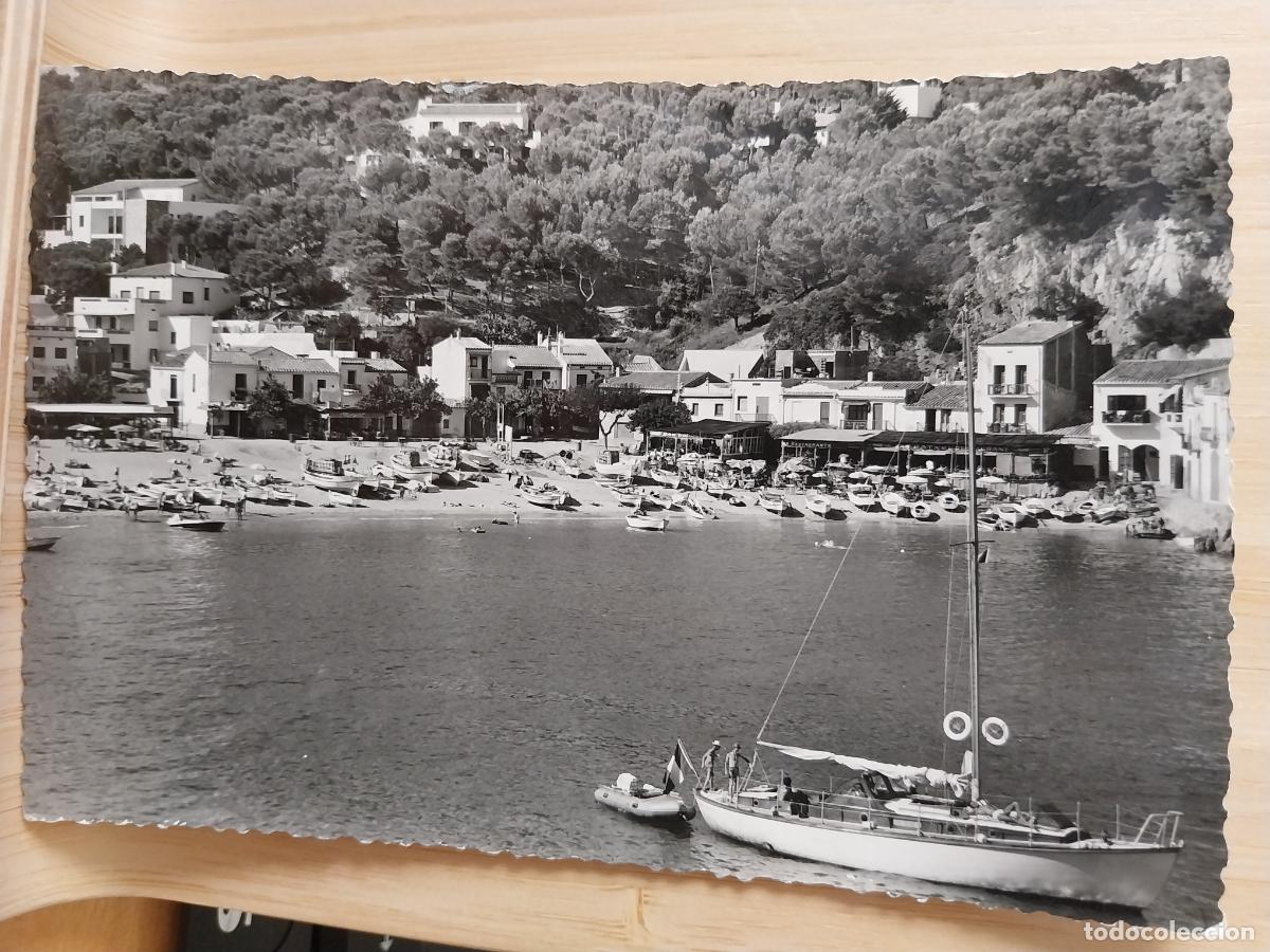Postales: PALAFRUGELL PLAYA TAMARIU ED AGUSTI CIRCULADA A&Ntilde;OS 60 BARCAS ANIMADA **