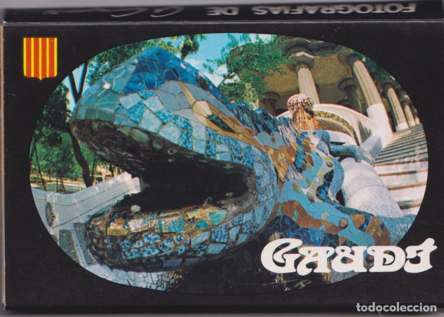 Postales: BARCELONA, GAUDI, DESPLEGABLE DE 16 POSTALES A COLOR - OBRAS DE GAUD&Iacute;