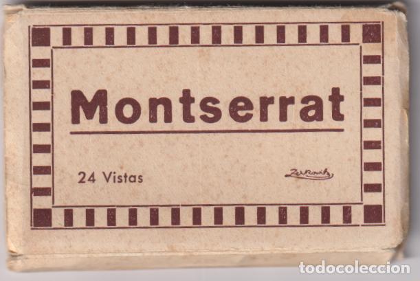 Postales: MONTSERRAT, DESPLEGABLE DE 24 VISTAS - TALLERES A.ZERKOWITZ