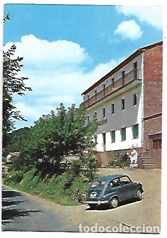 Postales: HOTEL &rdquo;SAN ANTONIO&rdquo;, DETALLE FACHADA.- SANT ESTEVE D&acute;EN BAS / GIRONA