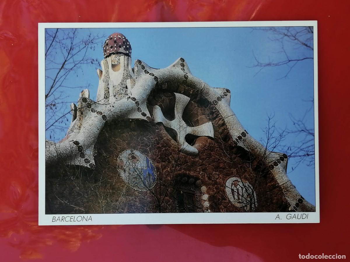 Postales: POSTAL 18862 NUEVA-TRIANGLE POSTALS / VIKING 185.3 A. GAUDI PARC G&Uuml;ELL BARCELONA
