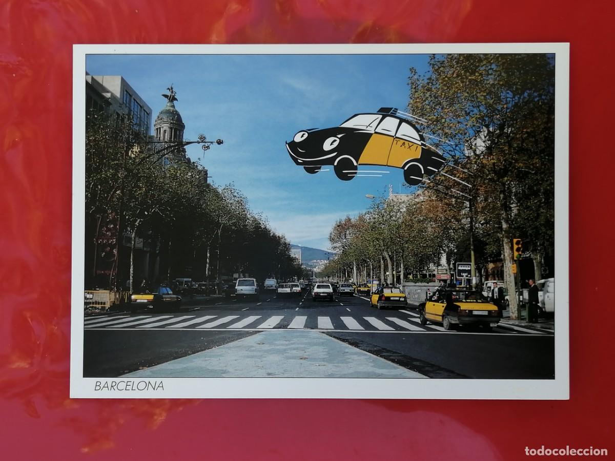 Postales: POSTAL 18854 NUEVA-TRIANGLE POSTALS TAXI POSA'T GUAPO -BARCELONA