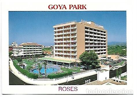 Postales: PLATJA DE SANTA MARGARIDA, HOTEL &rdquo;GOYA PARK&rdquo;.- ROSES / GIRONA